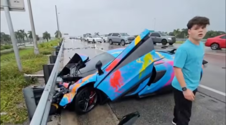 Jack Doherty Car Crash, Cameraman, YouTuber Jack Doherty Crashes McLaren During Livestream